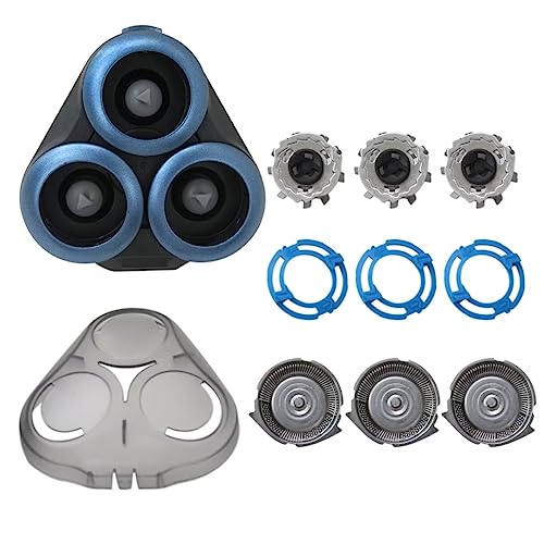 S6000 Replacement Complete Head Assembly for Philips Norelco Mens Cordless Wet Dry Electric Shaver SH50 5000 6000 S6011 S6015 S6840 S6550 S6580