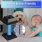 WVV Bug Zapper, 4200V Electric Mosquito Zappers Killer ,Electronic Light Bulb Lamp for Outdoor and Indoor (Metal A)