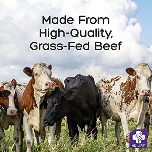 MD. Life Beef Tallow for Cooking - Food Grade Grass Fed Beef Tallow for Cooking Oil Replacement - 28 Ounce - Pasture Raised Keto Friendly Beef Tallow- Used to Make Candles & Soap