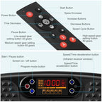 Vibration Plate Exercise Machine for Lymphatic Drainage Weight Loss,SoftGym Power Vibration Plate 300-400 Lbs Capacity Full Whole Body Workout Vibration Platform,Waver Vibration Plate for Home Fitness