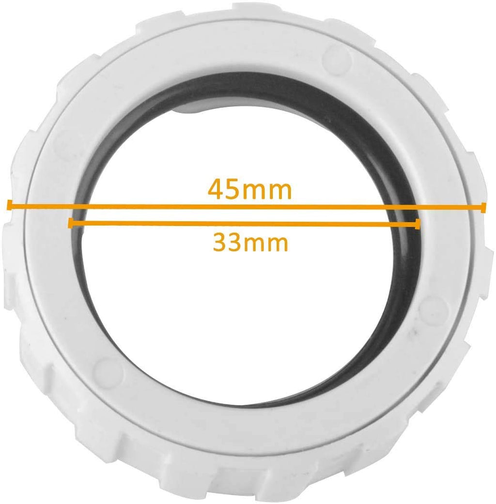 ATIE 360 Pool Cleaner Combo Kit - Hose Swivel 9-100-3002 & Nut 9-100-3109 (4 Pack) for Zodiac Polaris 360