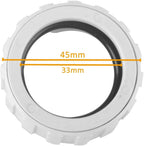 ATIE 360 Pool Cleaner Combo Kit - Hose Swivel 9-100-3002 & Nut 9-100-3109 (4 Pack) for Zodiac Polaris 360