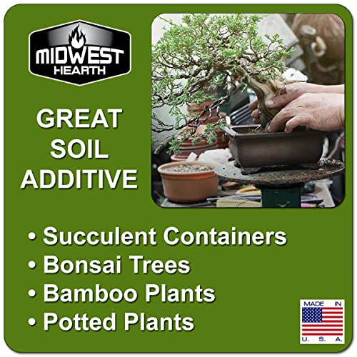 Black Lava Rocks for Plants Natural Horticultural Volcanic Rock (1/4" Size) (Mined in USA) (10-lb Bag)