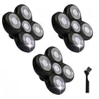 Replacement Blades 3 Pack for Head Shaver Kit, 5 Blades Shaver Replacement Heads for Head Shavers for Bald Men, 1 Cleaning Brush