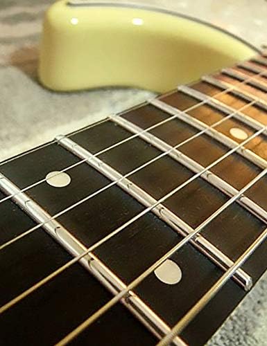 Holmer Guitar Fret Wires 2.7mm 24 Frets Stainless Steel Fretwire Compatible with Fender Gibson Electric or Acoustic Guitar Fingerboard Replacement. Chrome