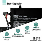 L17M3PG2 L17C3PG2 Laptop Battery Replacement for Lenovo Legion Y730-15ICH Y740-15ICHG Y740-15IRH Y740-15IRHG Series 5B10Q88557 5B10W67295 L17M3PG2 5B10Q88560-Middle Line