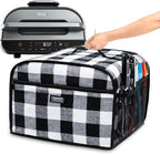 BAGSPRITE Dust Cover Compatible with Ninja Foodi Grill (Ninja FG551 Foodi Smart XL 6-in-1 Indoor Grill with Air Fry), Appliance Cover for Accessories