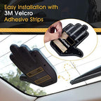 Car Accessories for Men, Car Middle Finger Light with Remote - Give The Bird & Wave & Love to Drivers - Truck Accessories, Finger Flicker LED Hand Gesture Signs, Ideal Gift for Men and Women