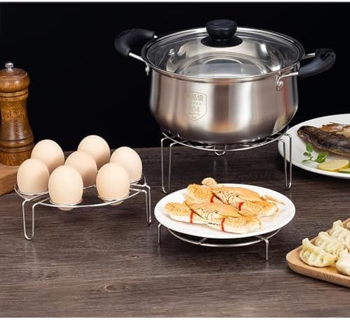 Steamer Basket for Instant Pot Pressure Cookers Pots Accessories Steamer Basket with Egg Steamer Rack Steamer Divider (Steamer Basket)