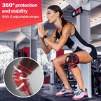 DR. BRACE ELITE Knee Brace with Side Stabilizers & Patella Gel Pads for Maximum Knee Pain Support and fast recovery for men and women-Please Check How To Size Video (Sunrise, XX-Large)