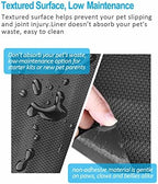 Bearded Dragon Tank Accessories, Reptile Terrarium Liner Substrate for Leopard Gecko, Snake, Lizard and Tortoise, Non-Adhesive Reptile Carpet Bedding for Reptile Tank, Black