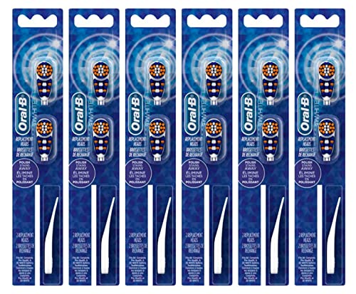 Oral-B 3D White Replacement Brush Heads 2 Count (Pack of 6)