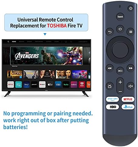 New CT-RC1US-19 IR Replacement Remote Control Compatible for Toshiba TV 32LF221U19 43LF711U20 43LF421U19 43LF621U19 49LF421U19 50LF711U20 50LF621U19 55LF711U20 55LF621U19 65LF711U20 (NO Voice)