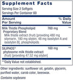 Life Extension Advanced Milk Thistle - With Silybin, Phosphatidylcholine and other Phospholipid - For Liver, Kidney Health & Detox - Non-GMO, Gluten-Free -120 Softgels
