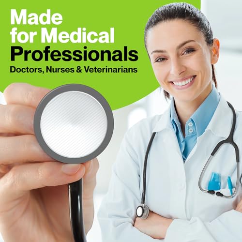 Durabasics Classic 3, Cardiology 3 & Cardiology 4 Accessories Kit for Littman Stethoscope Replacement Parts & Littmann Stethoscope Parts - Fits Classic III, Cardiology III & IV - Grey