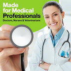 Durabasics Classic 3, Cardiology 3 & Cardiology 4 Accessories Kit for Littman Stethoscope Replacement Parts & Littmann Stethoscope Parts - Fits Classic III, Cardiology III & IV - Grey