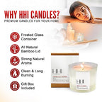 Rose Candle | Rose Scented Candles All-Natural Soy Candle | Fresh Cut Roses | Transports You to Your Rose Garden | Large 8 Ounce one Wick Candle | Includes Bamboo Lid and Gift Box | HHI Candles