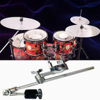 Cymbal Stand Holder Clamp, Drum Cymbal Arm Cymbal Stand Extension Arm, 33cm Mount Cymbal Clip Drum Stand Clamp Cymbal Boom Arm with Clamp Holder Bracket, Percussion Instrument Accessories