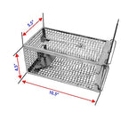 Chipmunk, Squirrel Trap Cages, Rat Trap That Works 2 Pack, Humane Mouse Trap for Home | Catch and Release | Reusable and Durable | No Kill Animal Trap | for Inside Home and Outdoor Use