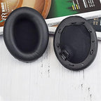 WH-1000XM4 Replacement Earpads Cushions, Protein Leather Ear Pads for Sony WH-1000XM4(WH1000XM4) Noise Canceling Headphones with High Density Memory Foam, Without Affecting Sensor (Black)