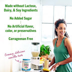 Orgain Organic Protein + Superfoods Powder, Vanilla Bean - 21g of Protein, Vegan, Plant Based, 8g of Fiber, No Dairy, Gluten, Soy or Added Sugar, Non-GMO, 1.12lb