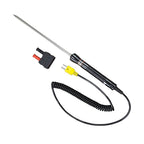 Klein Tools 69144 K-Type Thermometer Temperature Probe for HVAC Applications with Coiled 5-Foot Lead
