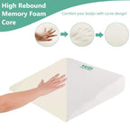 Big Hippo Wedge Pillow Memory Foam Wedge Pillow Cushion