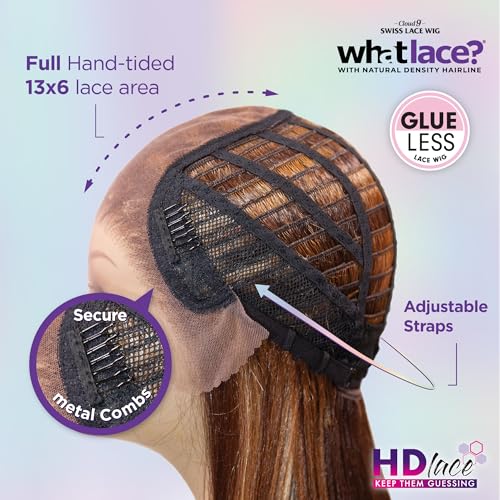 Sensationnel What lace 13x6 Wigs - latisha lacefrontal hand tied glueless synthetic with natural density preplucked hairline (FLAMBOYAGESAND)