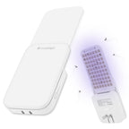 Mosalogic Fly Insect Trap Plug-in Mosquito Killer Indoor Gnat Moth Catcher Fly Tapper with Night Light UV Attractant Catcher for Home Office (White-2pack)
