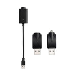 Smart USB Thread Charger Cable with LED Conversion Indicator Light, 3-Piece Set Smart Overcharge Protection USB Adapter and Wireless Home Soldering Iron Charging (Black)