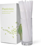 200 Count 100% Plant-Based Compostable Long PLA Straws-Plasticless Biodegradable Bendy Drinking Straws-A Fantastic Eco Friendly Alternative to Plastic Straws 10.25 in