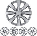 BDK (4-Pack) Premium 16" Wheel Rim Cover Hubcaps OEM Style Replacement Snap On Car Truck SUV Hub Cap - 16 Inch Set, Abs,Steel, Acrylonitrile Butadiene Styrene