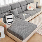 4.4 Inches x 7 Feet Strong Sticky Back Heavy Duty Hook and Loop Tape with Adhesive, Non-Slip Couch Cushion Grip Accessories, Double Sided Strip Roll to Prevent Sliding, Black