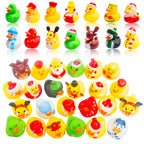 36 Pcs Christmas Rubber Ducks,Baby Showers Accessories Jeep Duckies Bath Toys for Kids Christmas Party Favors,Gift Exchange,Christmas Stocking Stuffers(Christmas)