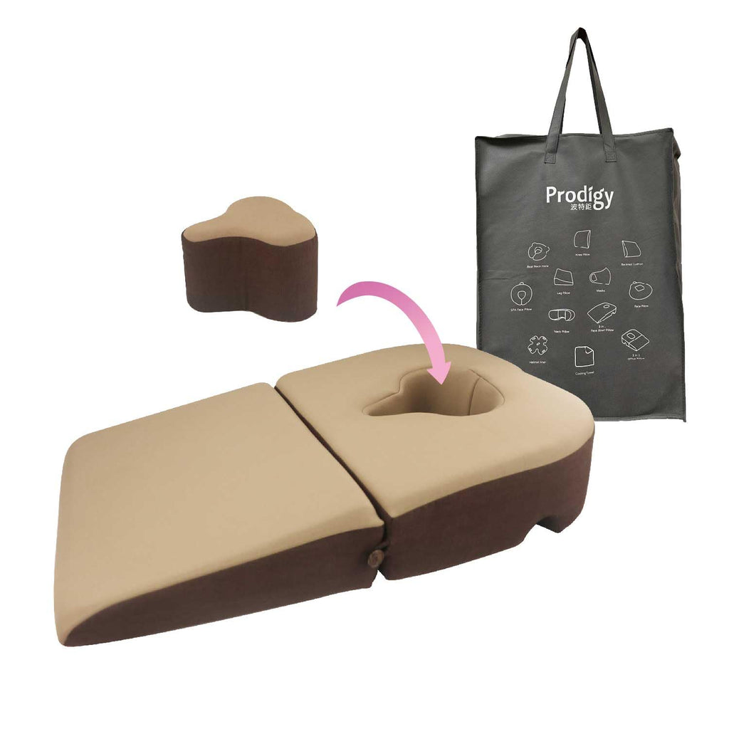 Prodigy TW 4 in 1 Face Down Pillow, vitrectomy Recovery Equipment,face Down Equipment After Eye Surgery,Also can Back、Side and Stomach Sleep, Prone Pillow (2 Sizes)
