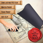Melee Mats DND Map Starter Kit for Dungeons & Dragons Game - 24” x 36", Wet/Dry Erase Battle Terrain Grid - Ultimate Tabletop Gaming Experience with Accessories