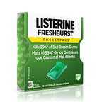 Listerine Freshburst Pocketpaks Portable Breath Strips, Dissolving Breath Freshener Strips Kill 99% of Germs that Cause Bad Breath, Portable for On-the-Go, Minty Flavor, 12 x 24-strips