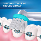Oral-B Electric Toothbrush Replacement Head, Ortho, 1 Count (Pack of 1), White, for Braces, Compatible with Oral-B Vitality, Precision Clean, TriZone, Braun Electric Toothbrush