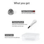 Resound Compatible Hearing Aid Domes Open Smokey Ear Tips Replacement 6mm (Small 20pcs Pack)