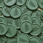 UNIQOOO Olive Green Glue Gun Sealing Wax Sticks for Wax Seal Stamp - Perfect for Wedding Invitations, Thank You Card, Mails, Wine Gift Wrapping, Christmas Gift, Pack of 8