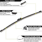 3 Wiper Blades Replacement for Ford Explorer 2011-2018 2019 2020 2021 2022 2023,Original Equipment Replacement Front and Rear Windshield Wiper Blade - Pinch Tab 26"/22"/11" (Set of 3)