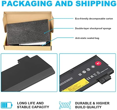 01AV423 01AV452 Laptop Battery Replacement for Lenovo ThinkPad T570 T580 T470 T480 P51S P52S TP25 A475 A485 01AV422 01AV424 01AV490 4X50M08810 SB10K97579 SB10K97580 SB10K97581 SB10K97597 - 11.4V 24Wh