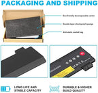01AV423 01AV452 Laptop Battery Replacement for Lenovo ThinkPad T570 T580 T470 T480 P51S P52S TP25 A475 A485 01AV422 01AV424 01AV490 4X50M08810 SB10K97579 SB10K97580 SB10K97581 SB10K97597 - 11.4V 24Wh