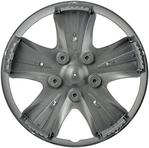 Custom Accessories 96411 GT-5 Silver 15" Wheel Cover, Pack of 4