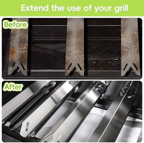 Grills Parts kit for Cuisinart 2556 2456 GAS1456ASO GAS1456BSO GAS2556AS GAS9456AS Grill, Heat Tents and Grill Burner Replacement Parts for Cuisinart Gas Grill GAS0565AS GAS9456ASO GAS9456ASO