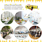 40 Rolls Fly Strips - Fly Tapes Fly Paper Sticky Fly Trap Indoor/Outdoor Hanging,Fly Catcher Fly Ribbon Fungus Gnat Trap Fruit Fly Killer for House/Kitchen/Plants/Horse Stable (40Roll)