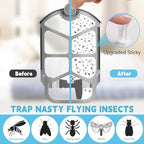 12 Pack Refills for Zevo Flying Insect Trap, Refill Cartridge Kit Compatible with ZEVO M364A and Max Plug-in Light Trap, Enhanced Sticky Replacement Refill Cartridges, 100% Fit