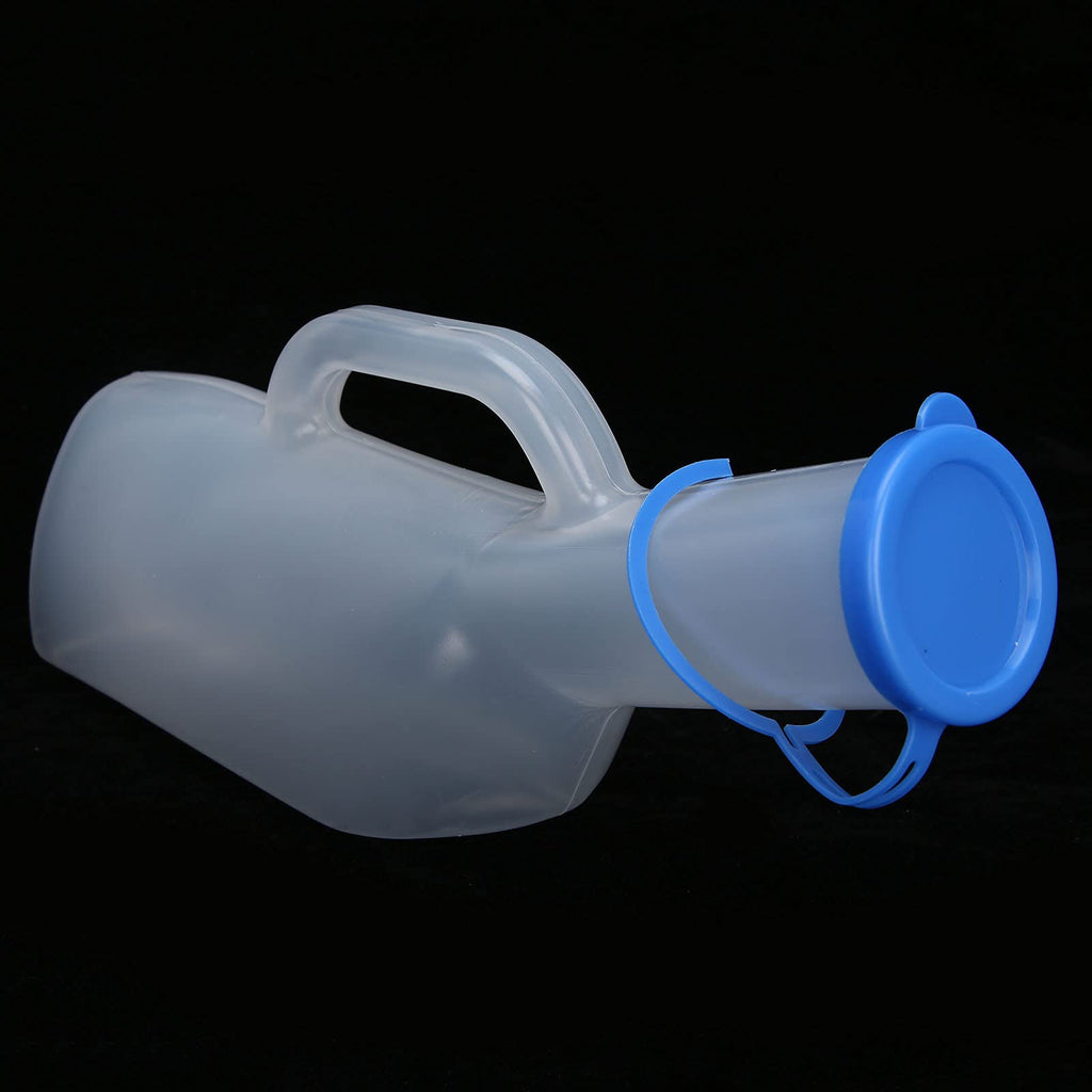 HOROPER Urinals for Men, Male Urinal Bottles with Spill Proof Portable Pee Bottles Travel Urine Collection Containers, Men Plastic Urinal Male Elderly Bedridden Urine Pee Bottle for Health Care 1000ml