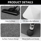 Office Chair Mat for Hardwood Floor&Tile,55"x35" Anti-Slip Desk Chair Mat,Low-Pile Mat,Multi-Purpose Hardwood Floor Protector for Office,Home (Light Grey, 35 * 47IN)
