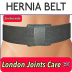 LJC Umbilical Hernia Support Belt Abdominal Navel Truss One Removeable Cushion Pad UK (XL 39-43 inches), Black